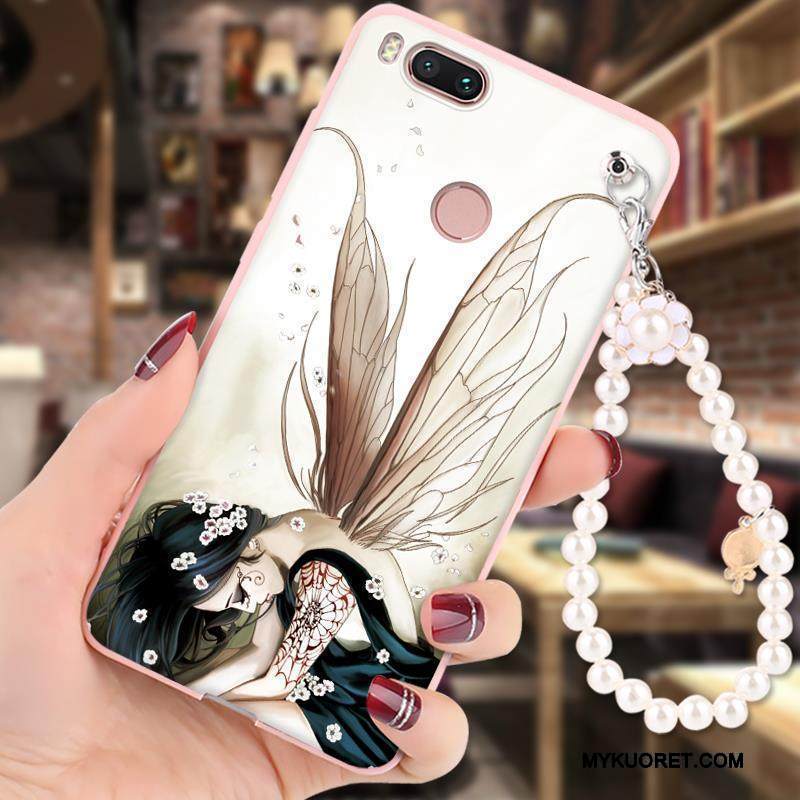 Kuori Mi 5x Suojaus Jauhe Murtumaton, Kotelo Mi 5x Pehmeä Neste Ripustettavat Koristeet Pieni