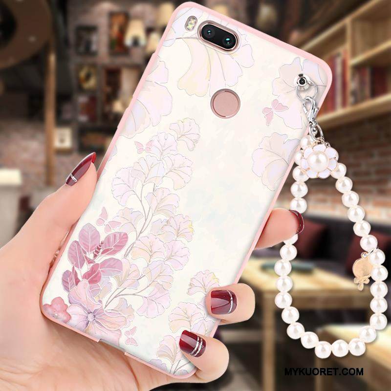 Kuori Mi 5x Suojaus Jauhe Murtumaton, Kotelo Mi 5x Pehmeä Neste Ripustettavat Koristeet Pieni