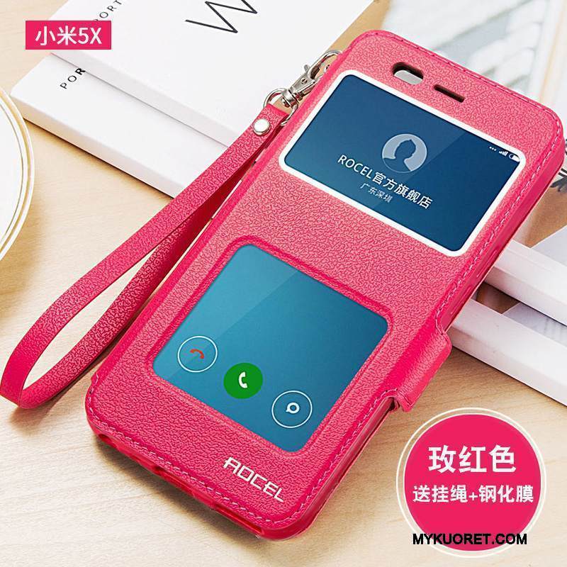 Kuori Mi 5x Suojaus Murtumaton Pieni, Kotelo Mi 5x Laukut Punainen Kulta