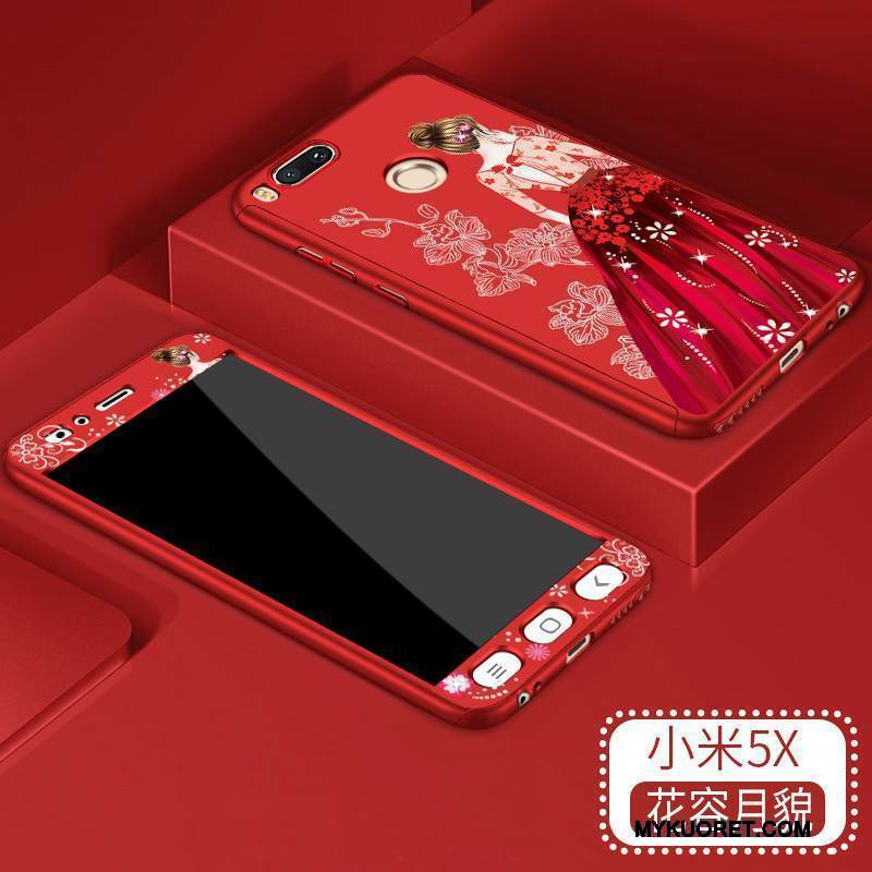 Kuori Mi 5x Suojaus Murtumaton Puhelimen Kuoret, Kotelo Mi 5x Laukut Musta Kova