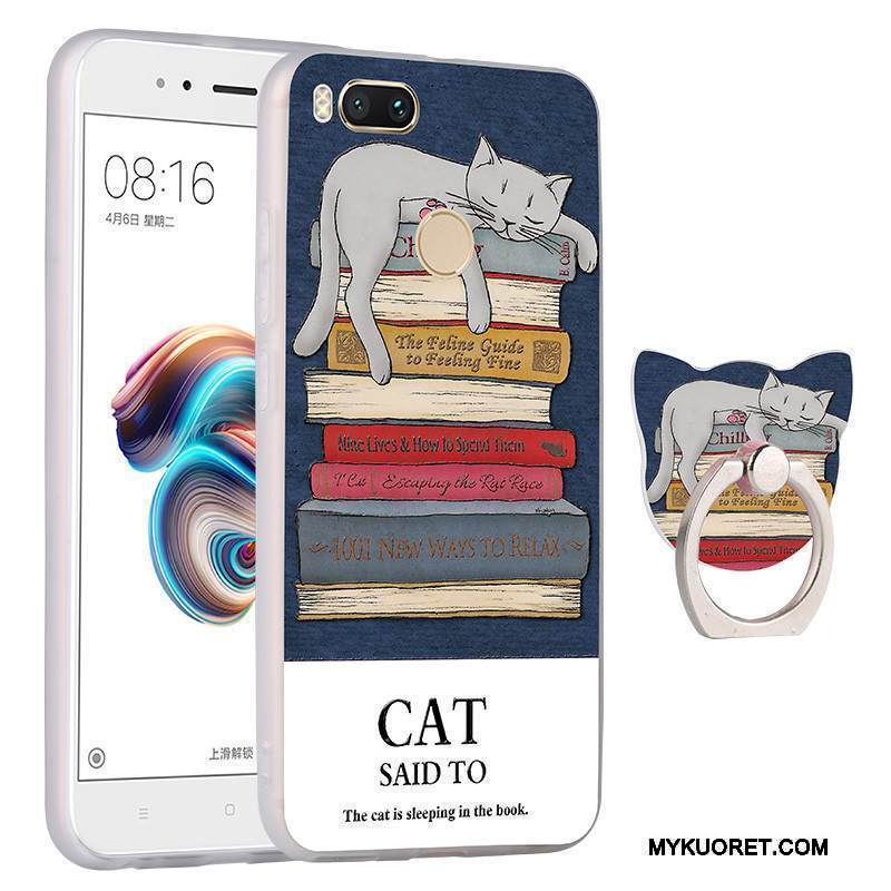 Kuori Mi 5x Suojaus Pieni Pesty Suede, Kotelo Mi 5x Laukut Vihreä Murtumaton