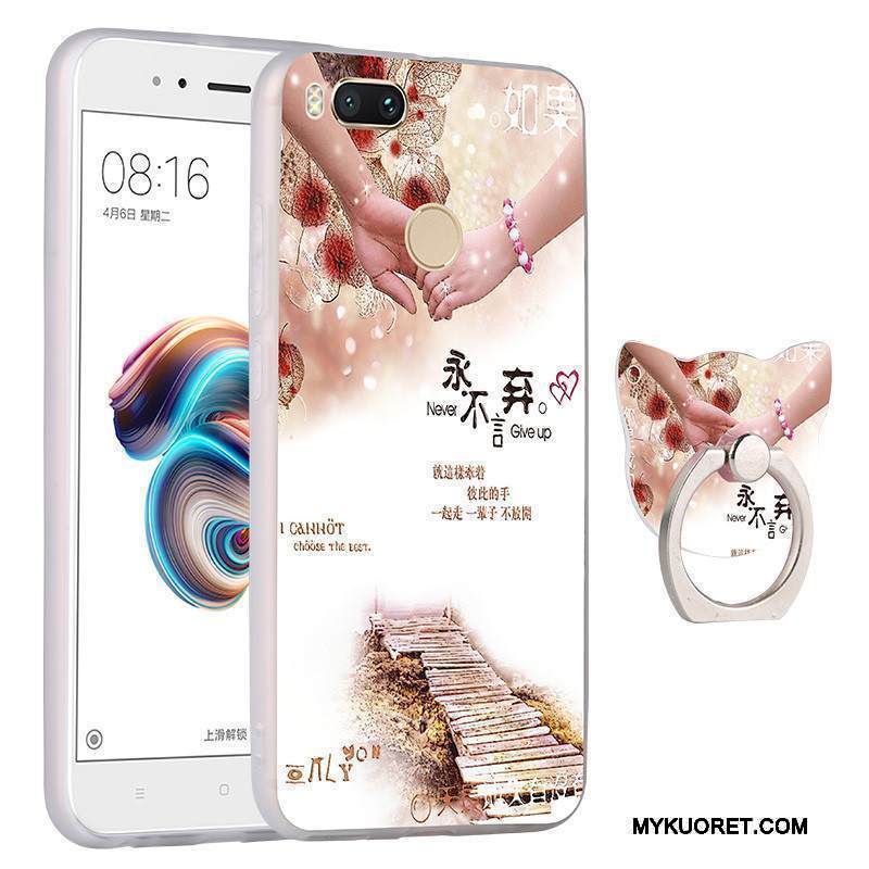 Kuori Mi 5x Suojaus Pieni Pesty Suede, Kotelo Mi 5x Laukut Vihreä Murtumaton