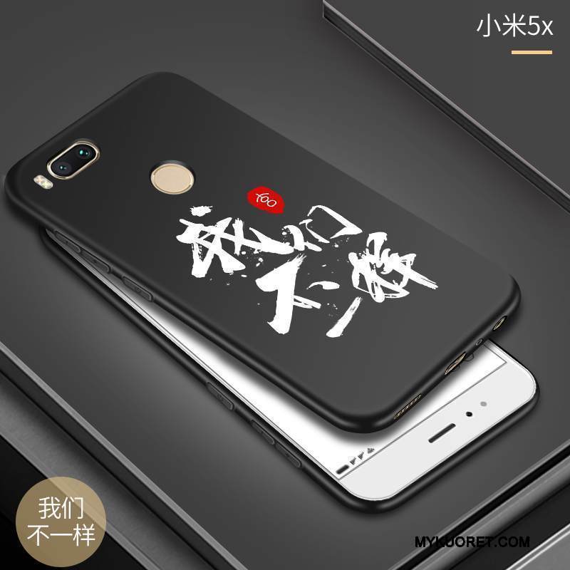 Kuori Mi 5x Suojaus Pieni Pesty Suede, Kotelo Mi 5x Pehmeä Neste Puhelimen Kuoret Murtumaton