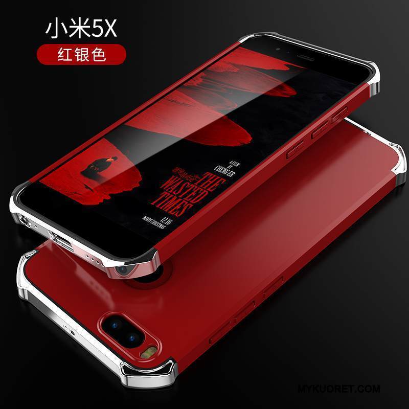 Kuori Mi 5x Suojaus Pieni Puhelimen Kuoret, Kotelo Mi 5x Kulta Pesty Suede