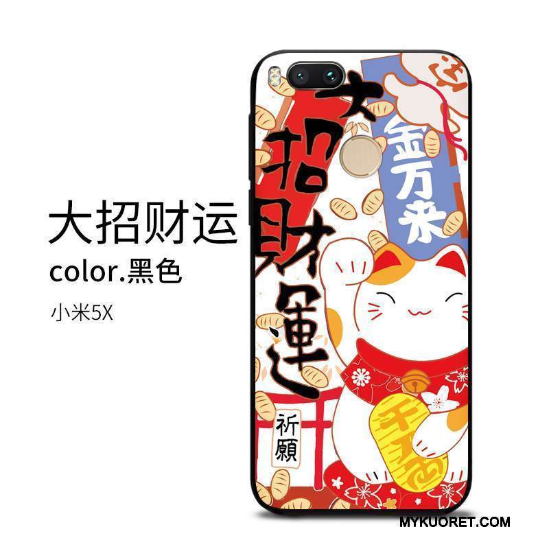 Kuori Mi 5x Suojaus Pieni Puhelimen Kuoret, Kotelo Mi 5x Silikoni Trendi Persoonallisuus