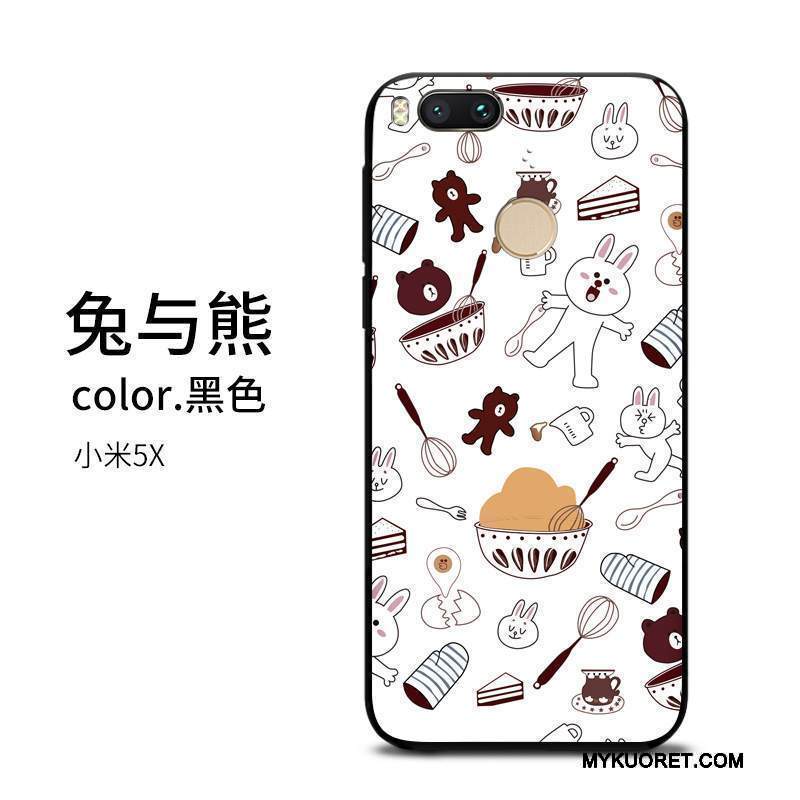 Kuori Mi 5x Suojaus Pieni Puhelimen Kuoret, Kotelo Mi 5x Silikoni Trendi Persoonallisuus