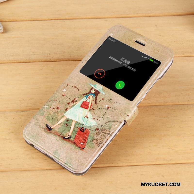 Kuori Mi 5x Suojaus Violetti Trendi, Kotelo Mi 5x Nahka Murtumaton Pieni