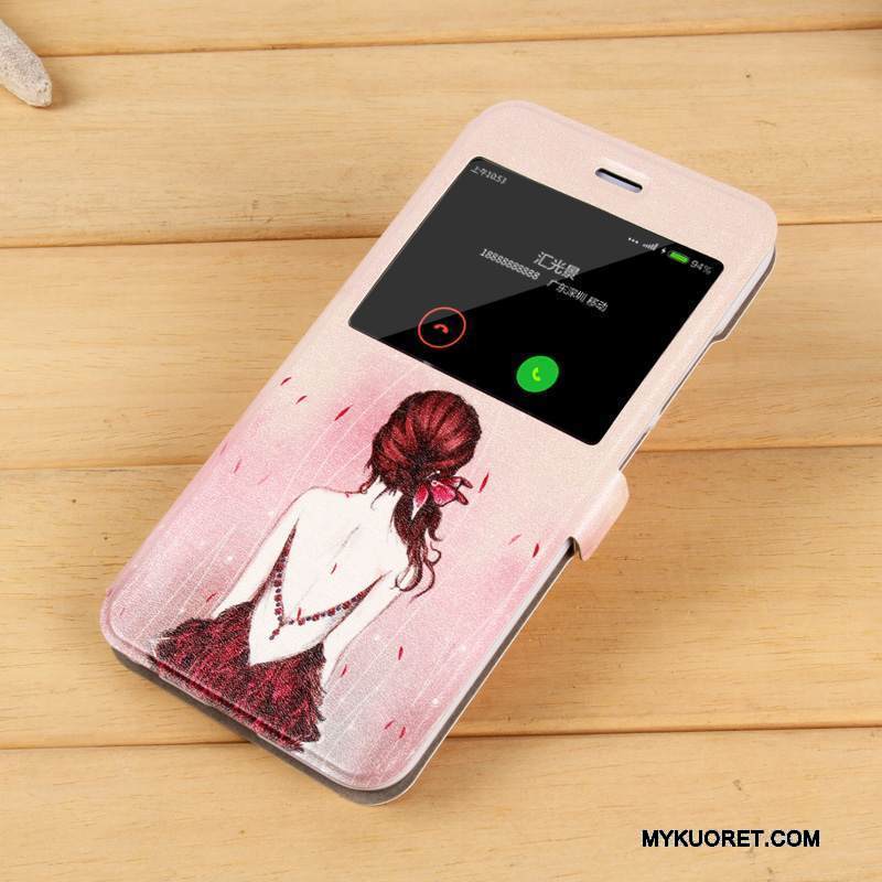 Kuori Mi 5x Suojaus Violetti Trendi, Kotelo Mi 5x Nahka Murtumaton Pieni