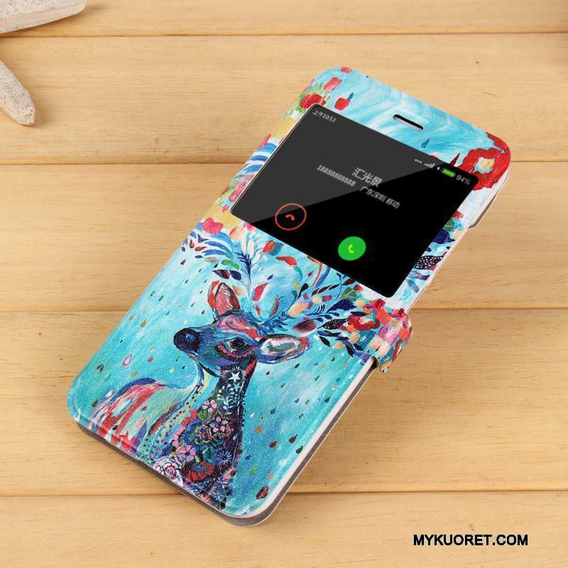 Kuori Mi 5x Suojaus Violetti Trendi, Kotelo Mi 5x Nahka Murtumaton Pieni