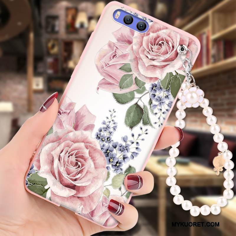 Kuori Mi 6 Kohokuviointi Murtumaton Jauhe, Kotelo Mi 6 Sarjakuva Ripustettavat Koristeet Trendi