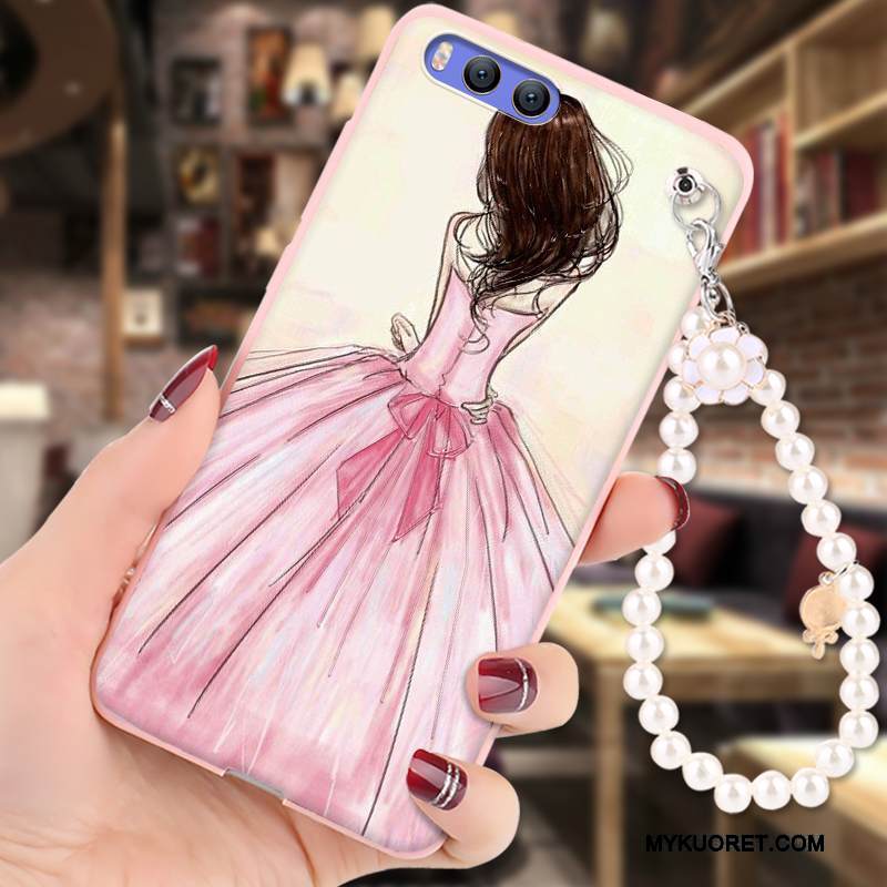 Kuori Mi 6 Kohokuviointi Murtumaton Jauhe, Kotelo Mi 6 Sarjakuva Ripustettavat Koristeet Trendi