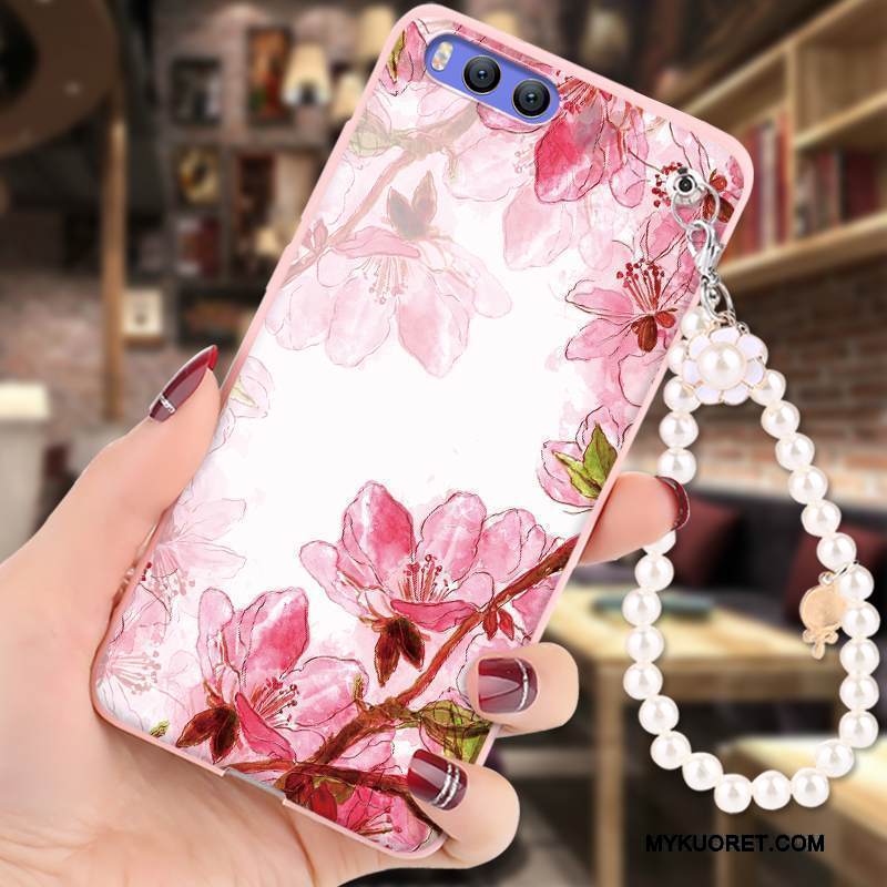 Kuori Mi 6 Kohokuviointi Murtumaton Jauhe, Kotelo Mi 6 Sarjakuva Ripustettavat Koristeet Trendi