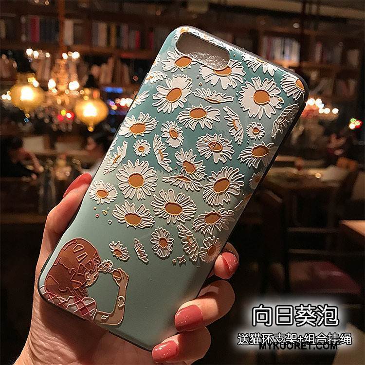 Kuori Mi 6 Kohokuviointi Pesty Suede Pieni, Kotelo Mi 6 Pehmeä Neste Puhelimen Kuoret Musta