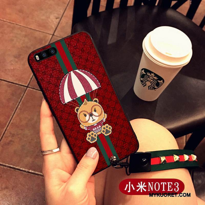 Kuori Mi 6 Laukut Bear Pieni, Kotelo Mi 6 Luova Ripustettava Kaula Ripustettavat Koristeet