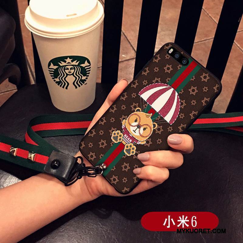 Kuori Mi 6 Laukut Bear Pieni, Kotelo Mi 6 Luova Ripustettava Kaula Ripustettavat Koristeet