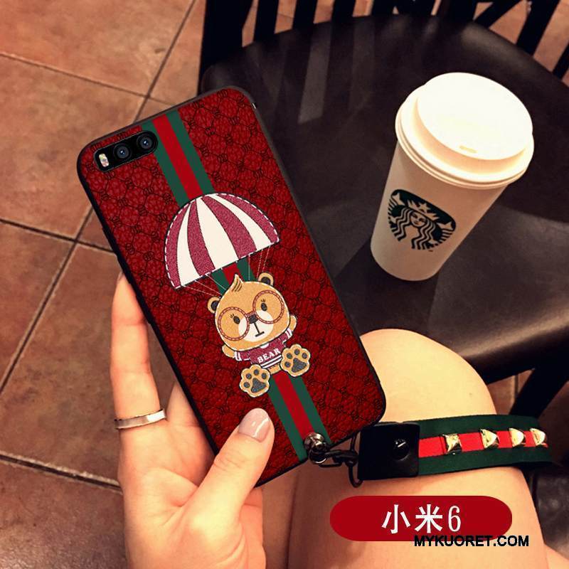 Kuori Mi 6 Laukut Bear Pieni, Kotelo Mi 6 Luova Ripustettava Kaula Ripustettavat Koristeet