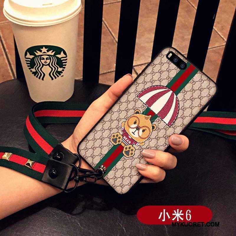 Kuori Mi 6 Laukut Bear Pieni, Kotelo Mi 6 Luova Ripustettava Kaula Ripustettavat Koristeet