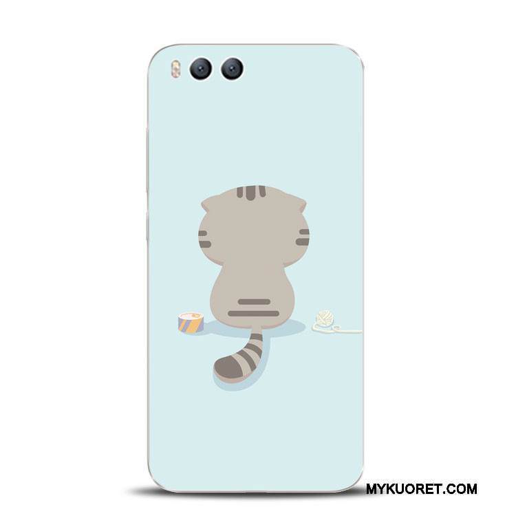 Kuori Mi 6 Laukut Harmaa Puhelimen Kuoret, Kotelo Mi 6 Silikoni Kissa Sininen