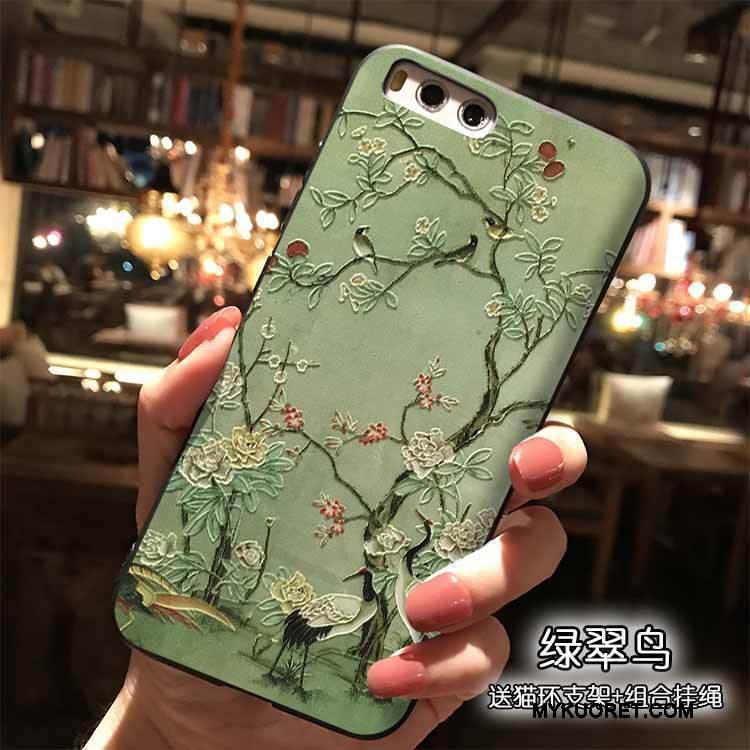 Kuori Mi 6 Laukut Kiinalainen Tyyli Keltainen, Kotelo Mi 6 Silikoni Pieni Puhelimen Kuoret