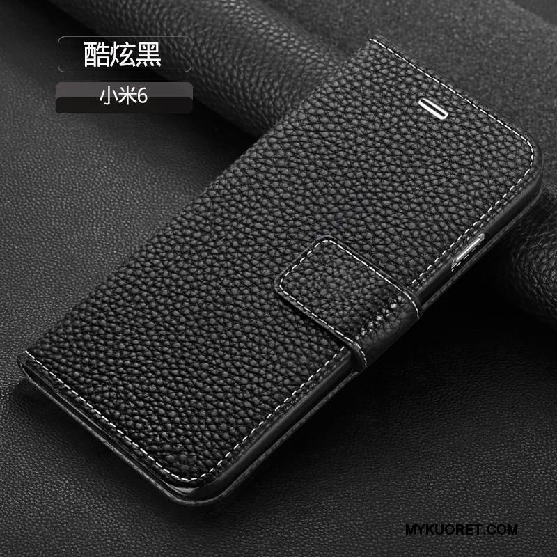 Kuori Mi 6 Laukut Murtumaton Pieni, Kotelo Mi 6 Suojaus Puhelimen Kuoret Musta