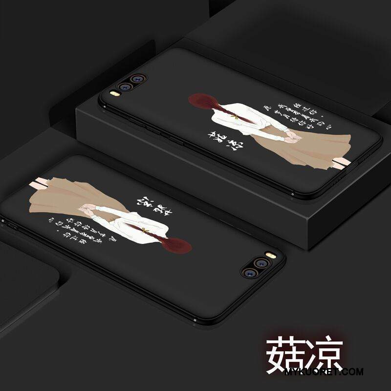 Kuori Mi 6 Laukut Murtumaton Ultra, Kotelo Mi 6 Pehmeä Neste Pesty Suede Musta