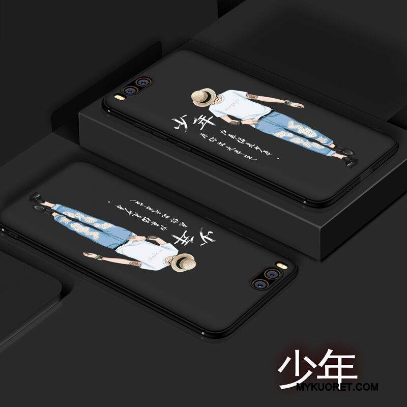 Kuori Mi 6 Laukut Murtumaton Ultra, Kotelo Mi 6 Pehmeä Neste Pesty Suede Musta