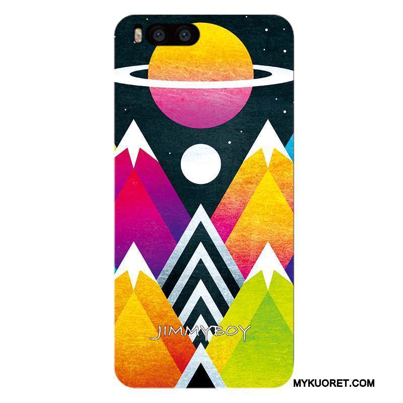 Kuori Mi 6 Laukut Pesty Suede Kova, Kotelo Mi 6 Monivärinen Pieni Puhelimen Kuoret