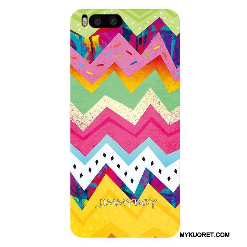 Kuori Mi 6 Laukut Pesty Suede Kova, Kotelo Mi 6 Monivärinen Pieni Puhelimen Kuoret