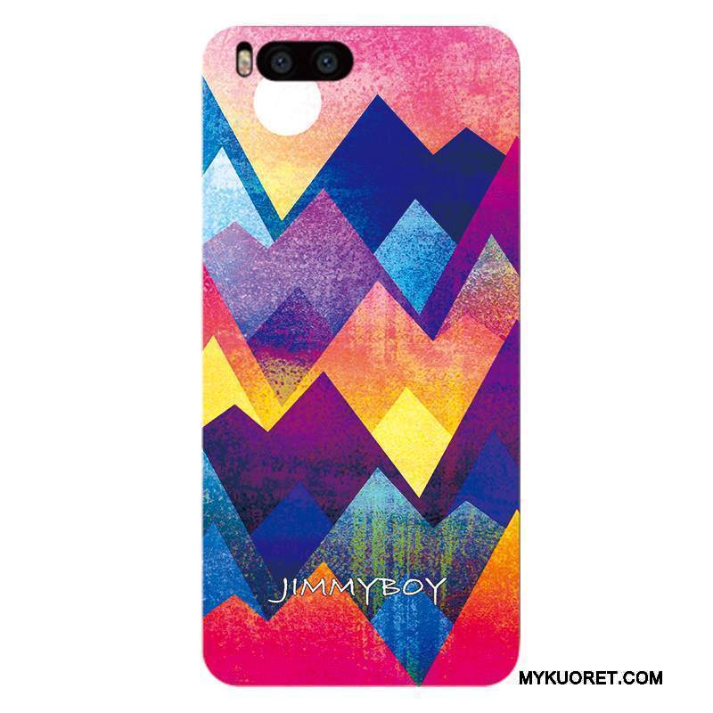 Kuori Mi 6 Laukut Pesty Suede Kova, Kotelo Mi 6 Monivärinen Pieni Puhelimen Kuoret