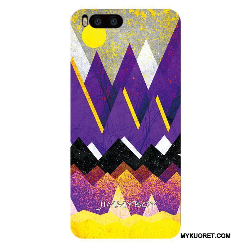 Kuori Mi 6 Laukut Pesty Suede Kova, Kotelo Mi 6 Monivärinen Pieni Puhelimen Kuoret