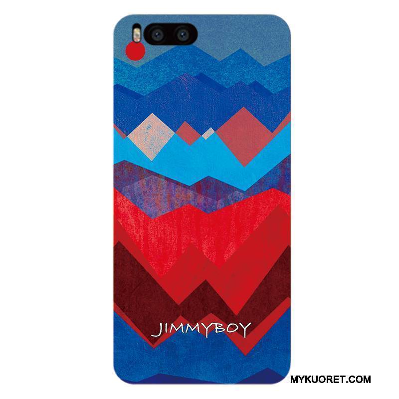 Kuori Mi 6 Laukut Pesty Suede Kova, Kotelo Mi 6 Monivärinen Pieni Puhelimen Kuoret