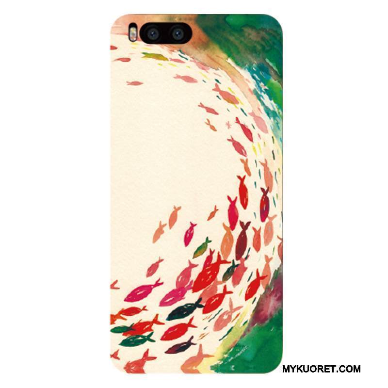 Kuori Mi 6 Laukut Pesty Suede Rakastunut, Kotelo Mi 6 Pehmeä Neste Murtumaton Kova