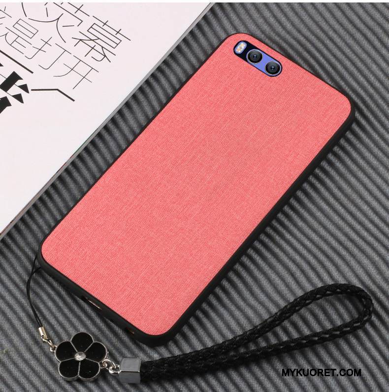 Kuori Mi 6 Laukut Yksinkertainen Puhelimen Kuoret, Kotelo Mi 6 Nahka Punainen Pieni