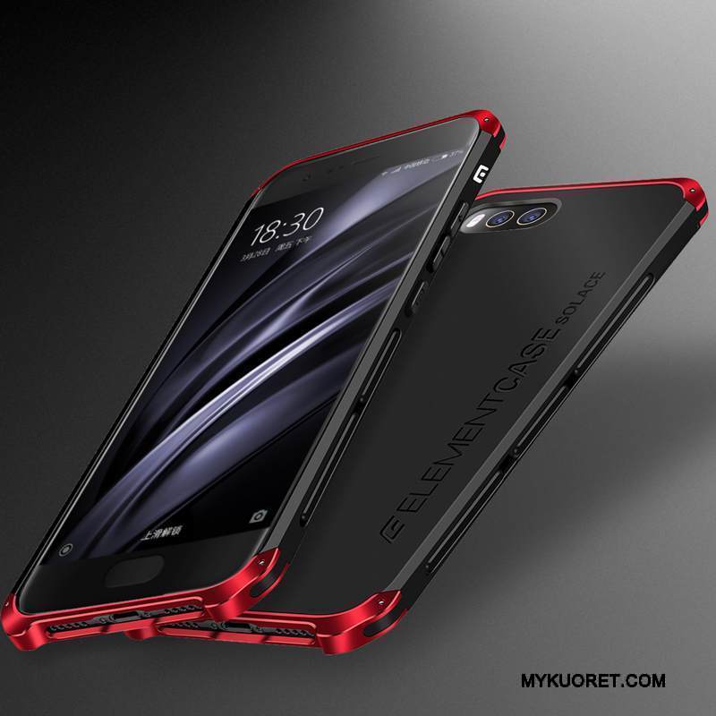 Kuori Mi 6 Luova Pesty Suede Punainen, Kotelo Mi 6 Laukut Murtumaton Pieni