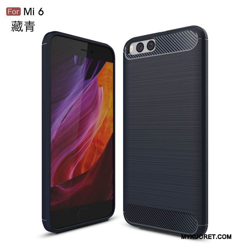 Kuori Mi 6 Luova Pieni Harmaa, Kotelo Mi 6 Pehmeä Neste Murtumaton Yksinkertainen