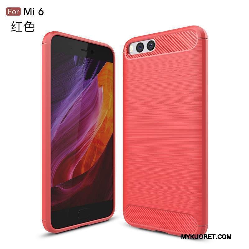 Kuori Mi 6 Luova Pieni Harmaa, Kotelo Mi 6 Pehmeä Neste Murtumaton Yksinkertainen