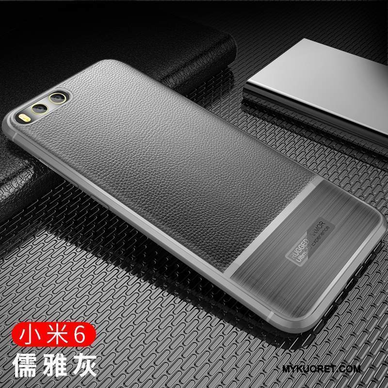 Kuori Mi 6 Luova Puhelimen Kuoret Murtumaton, Kotelo Mi 6 Suojaus Pieni Pesty Suede