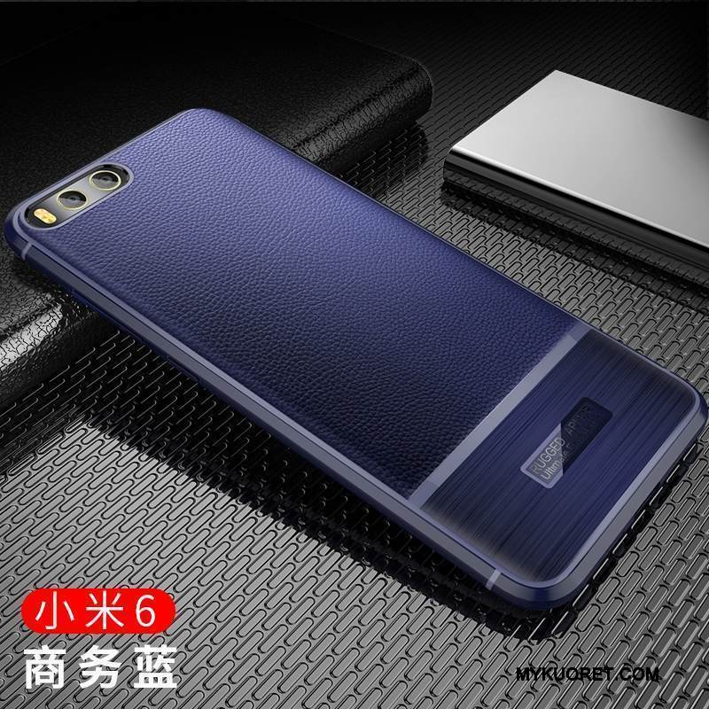 Kuori Mi 6 Luova Puhelimen Kuoret Murtumaton, Kotelo Mi 6 Suojaus Pieni Pesty Suede