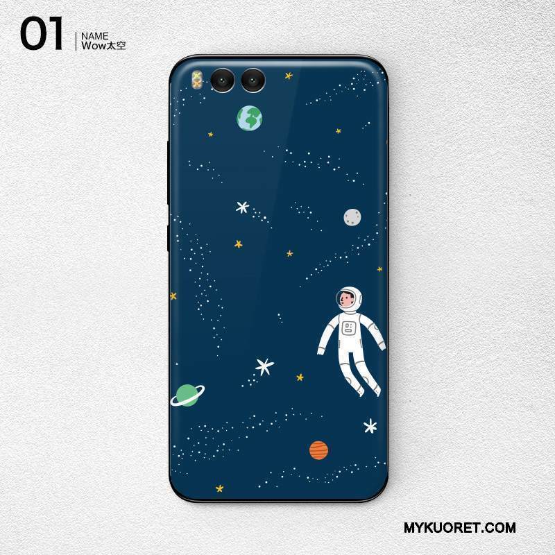 Kuori Mi 6 Luova Takakansi Kalvo, Kotelo Mi 6 Suojaus Väriset Tummansininen