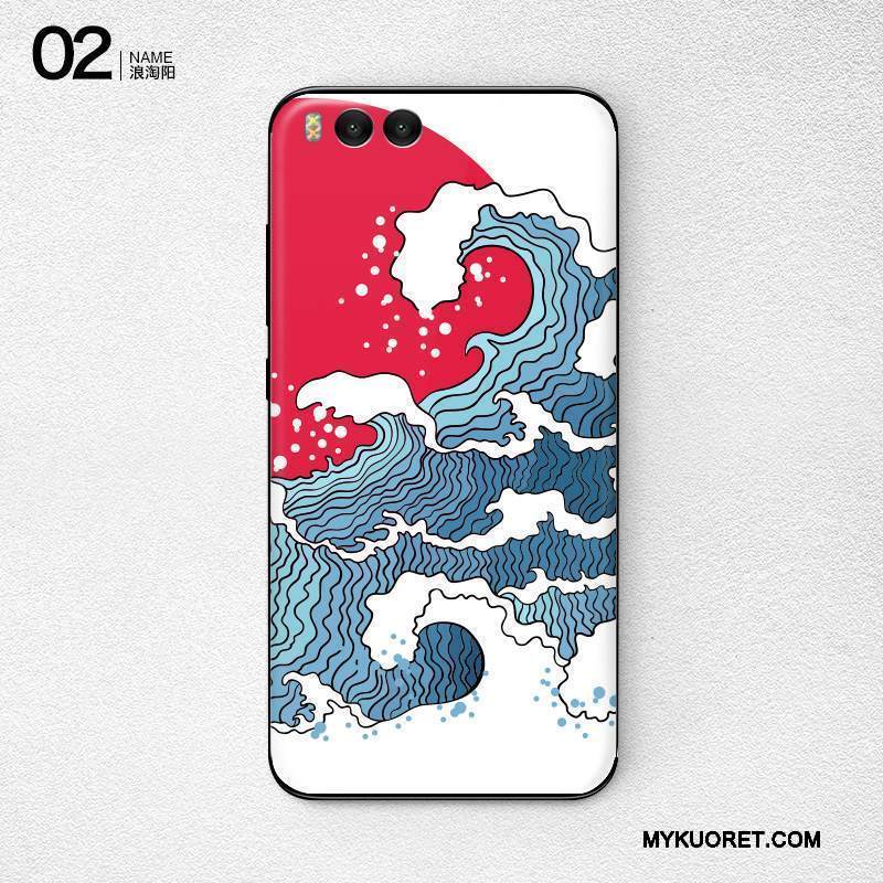 Kuori Mi 6 Luova Takakansi Kalvo, Kotelo Mi 6 Suojaus Väriset Tummansininen