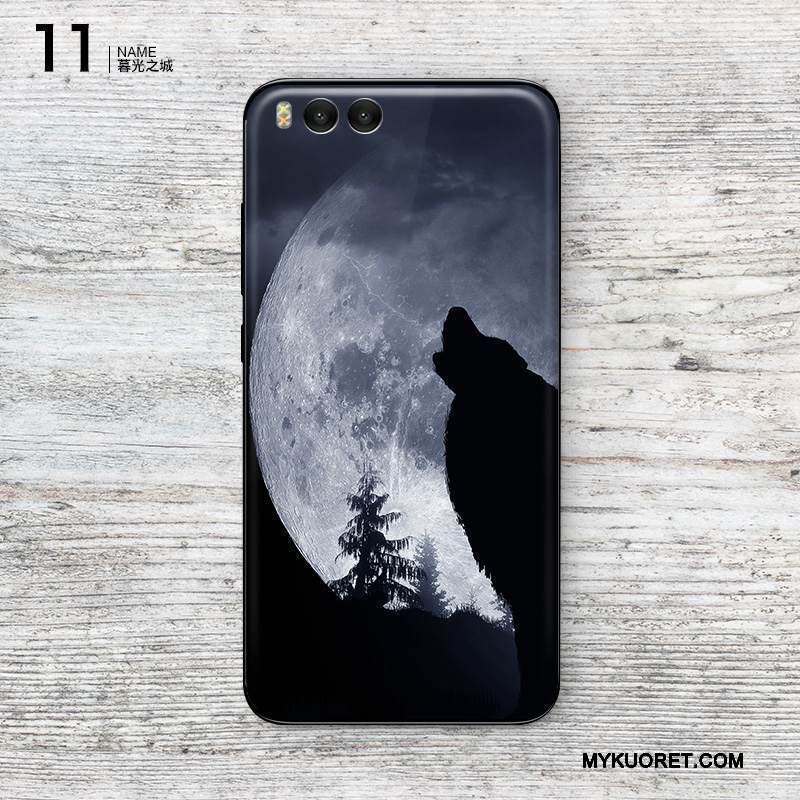 Kuori Mi 6 Luova Takakansi Kalvo, Kotelo Mi 6 Suojaus Väriset Tummansininen