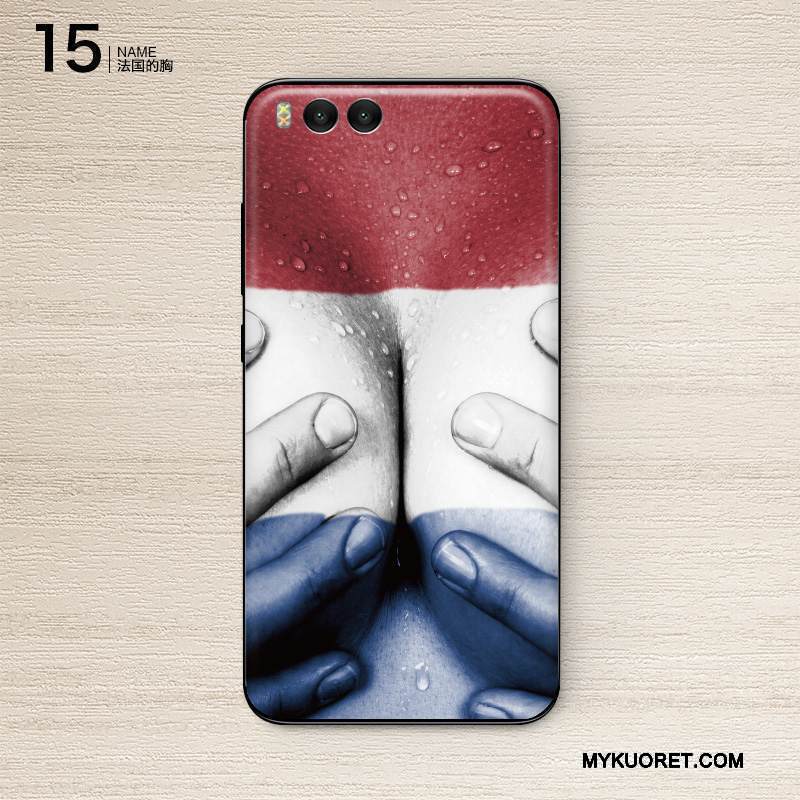 Kuori Mi 6 Luova Takakansi Kalvo, Kotelo Mi 6 Suojaus Väriset Tummansininen