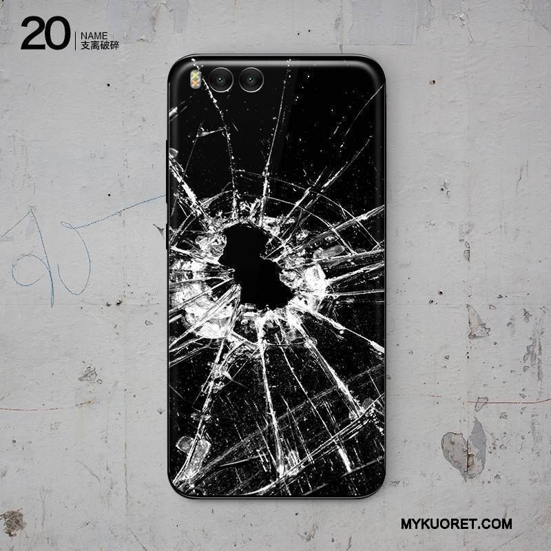 Kuori Mi 6 Luova Takakansi Kalvo, Kotelo Mi 6 Suojaus Väriset Tummansininen