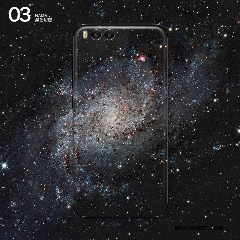 Kuori Mi 6 Luova Takakansi Kalvo, Kotelo Mi 6 Suojaus Väriset Tummansininen