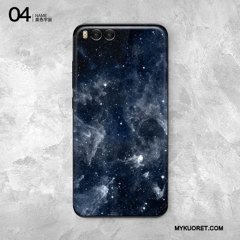 Kuori Mi 6 Luova Takakansi Kalvo, Kotelo Mi 6 Suojaus Väriset Tummansininen