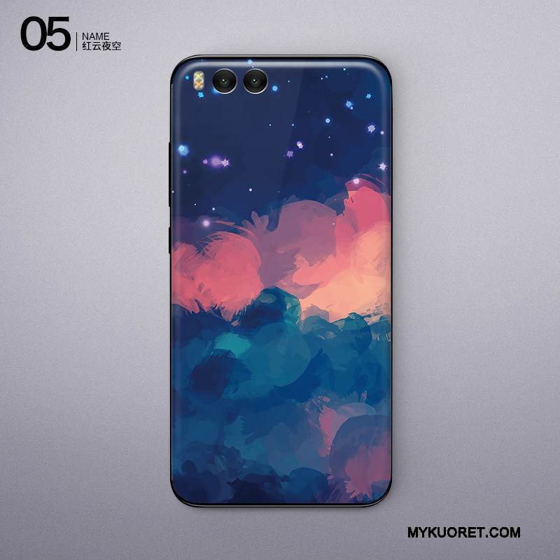 Kuori Mi 6 Luova Takakansi Kalvo, Kotelo Mi 6 Suojaus Väriset Tummansininen