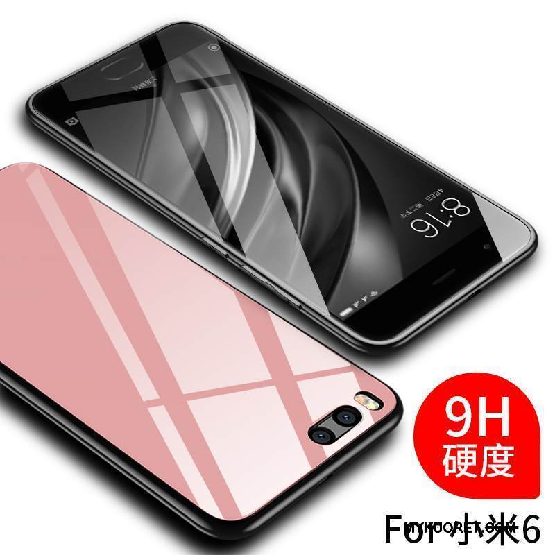 Kuori Mi 6 Luova Trendi Ohut, Kotelo Mi 6 Pehmeä Neste Lasi Puhelimen Kuoret