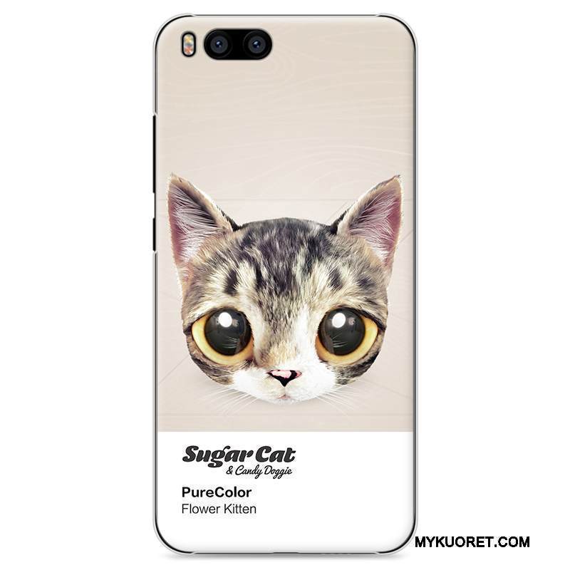 Kuori Mi 6 Maalaus Puhelimen Kuoret Oranssi, Kotelo Mi 6 Sarjakuva Trendi Ihana