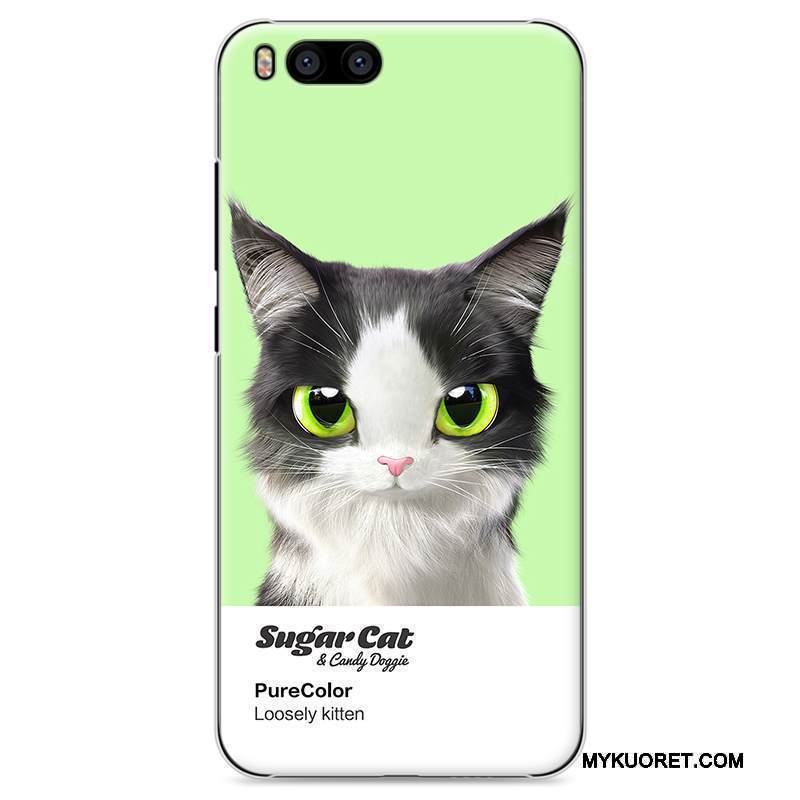 Kuori Mi 6 Maalaus Puhelimen Kuoret Oranssi, Kotelo Mi 6 Sarjakuva Trendi Ihana