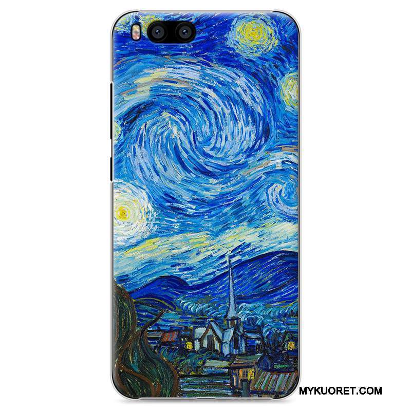 Kuori Mi 6 Maalaus Puhelimen Kuoret Pieni, Kotelo Mi 6 Sarjakuva Kova Musta